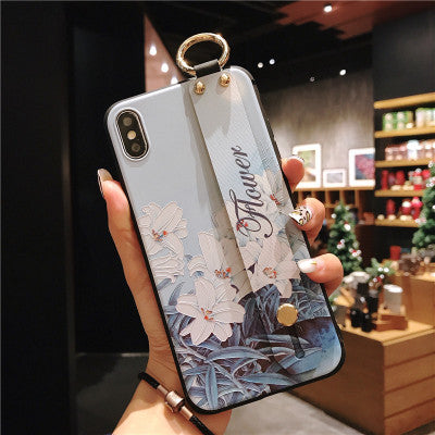 Rose Flower Embossed Phone Case Protection Cover