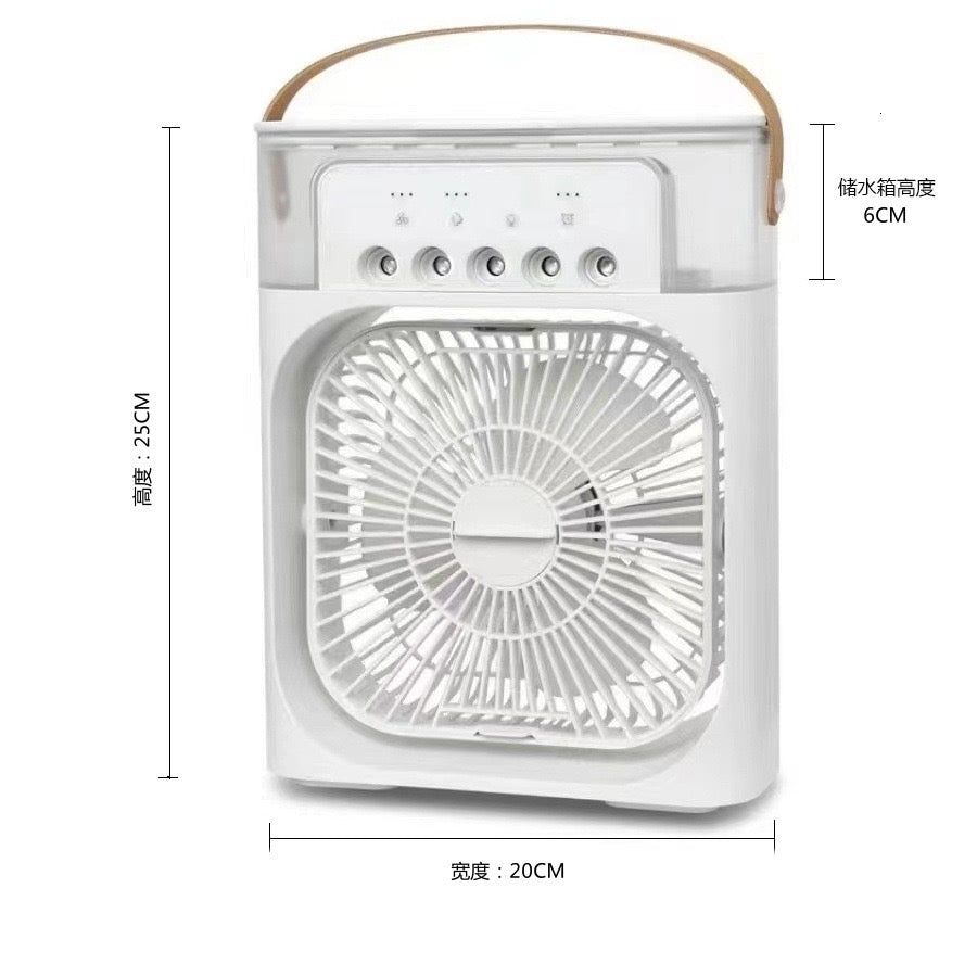 Portable 3-in-1 Air Cooler Fan – Mini AC for Room, Office & Car | Fast Cooling + Humidifier | Ships from USA 🇺🇸