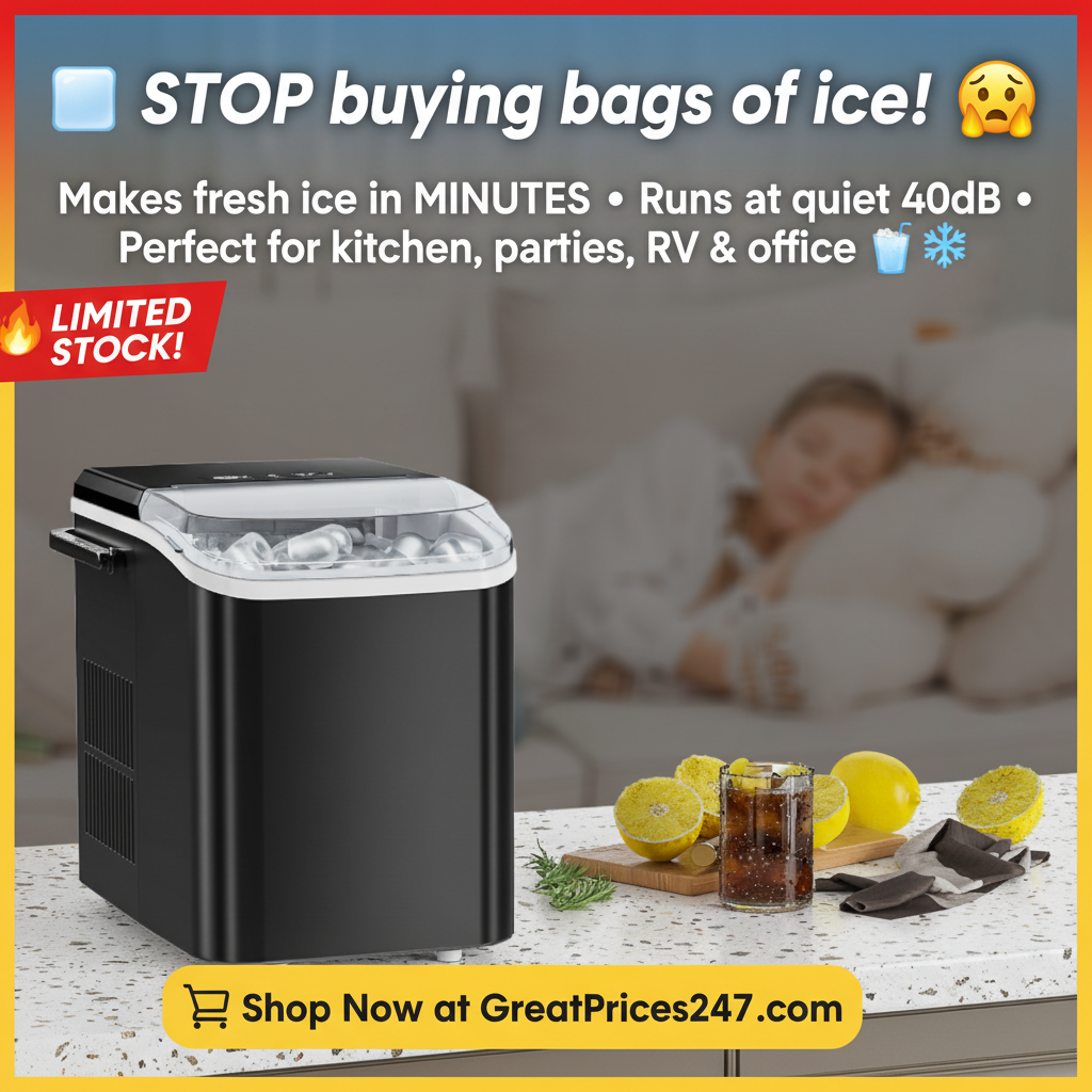 Portable Countertop Ice Maker
