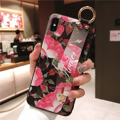 Rose Flower Embossed Phone Case Protection Cover