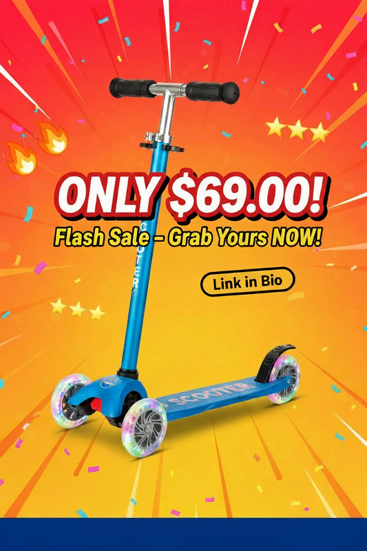 Aluminum Alloy Scooter for Kids - Walker Car