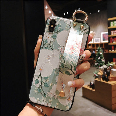 Rose Flower Embossed Phone Case Protection Cover